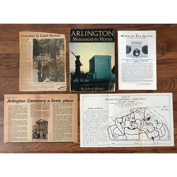 VINTAGE ARLINGTON BOOK AND MEMORABILIA COLLECTION - Picture 1 of 7